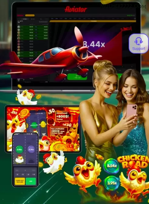 Aplicativo móvel mulher777 para iOS e Android